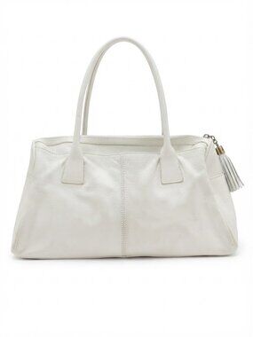 White Leather Shoulder Bag